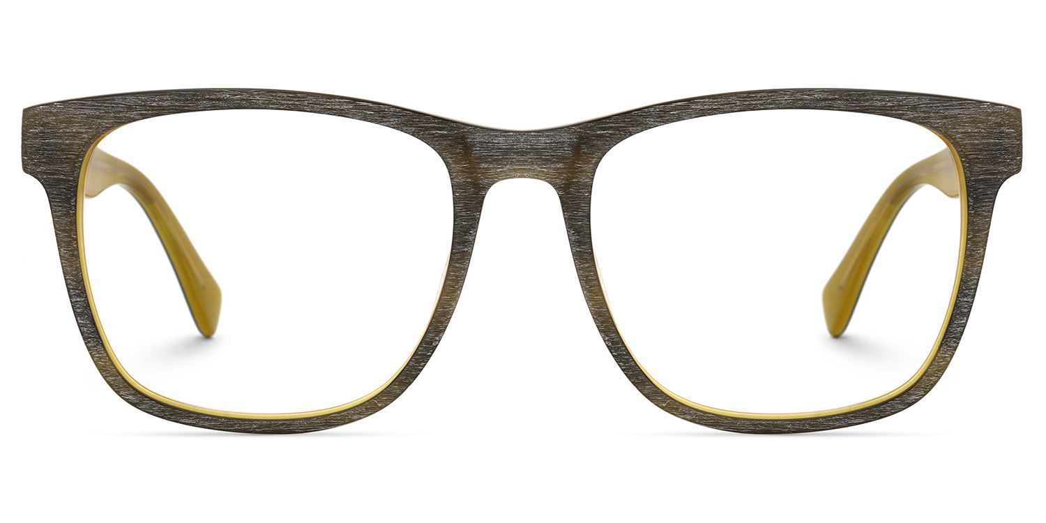 Kiera Square Brown Glasses | ZEELOOL UK0