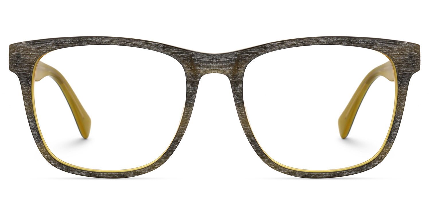 Kiera Square Brown Glasses0