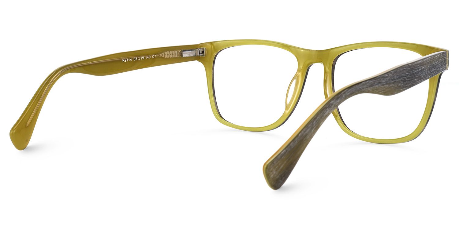 Kiera Square Brown Glasses | ZEELOOL UK3