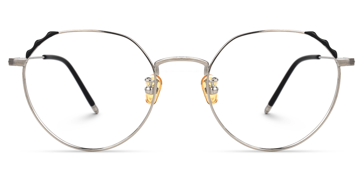 Riddle Geometric Silver Glasses | ZEELOOL UK0