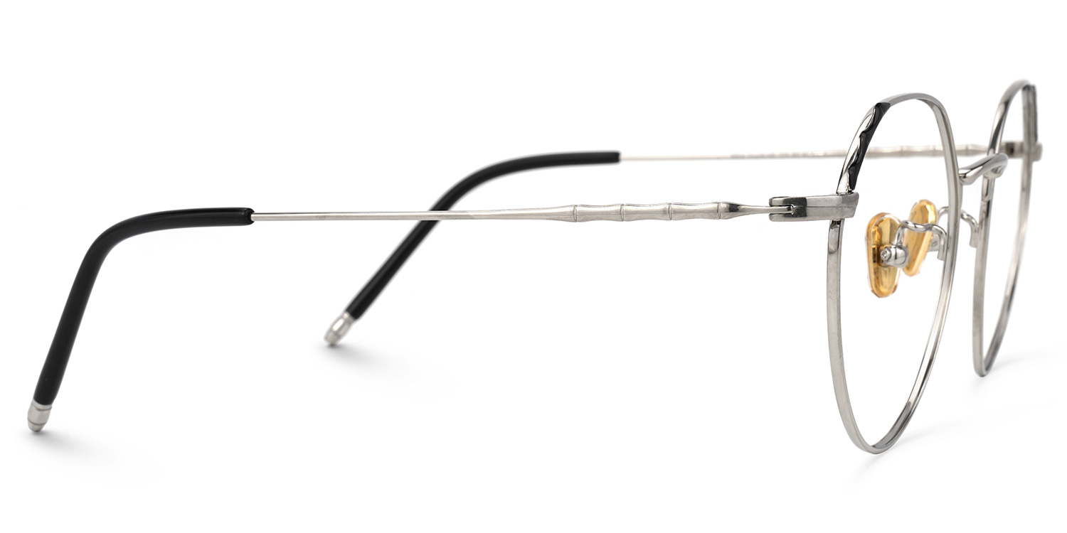 Riddle Geometric Silver Glasses | ZEELOOL UK2