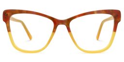 Sharlette Cateye Two-Tone Glasses0