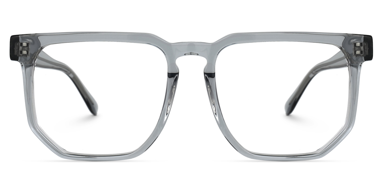 Matherne Square Gray Glasses