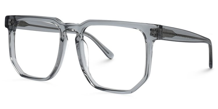 Matherne Square Gray Glasses