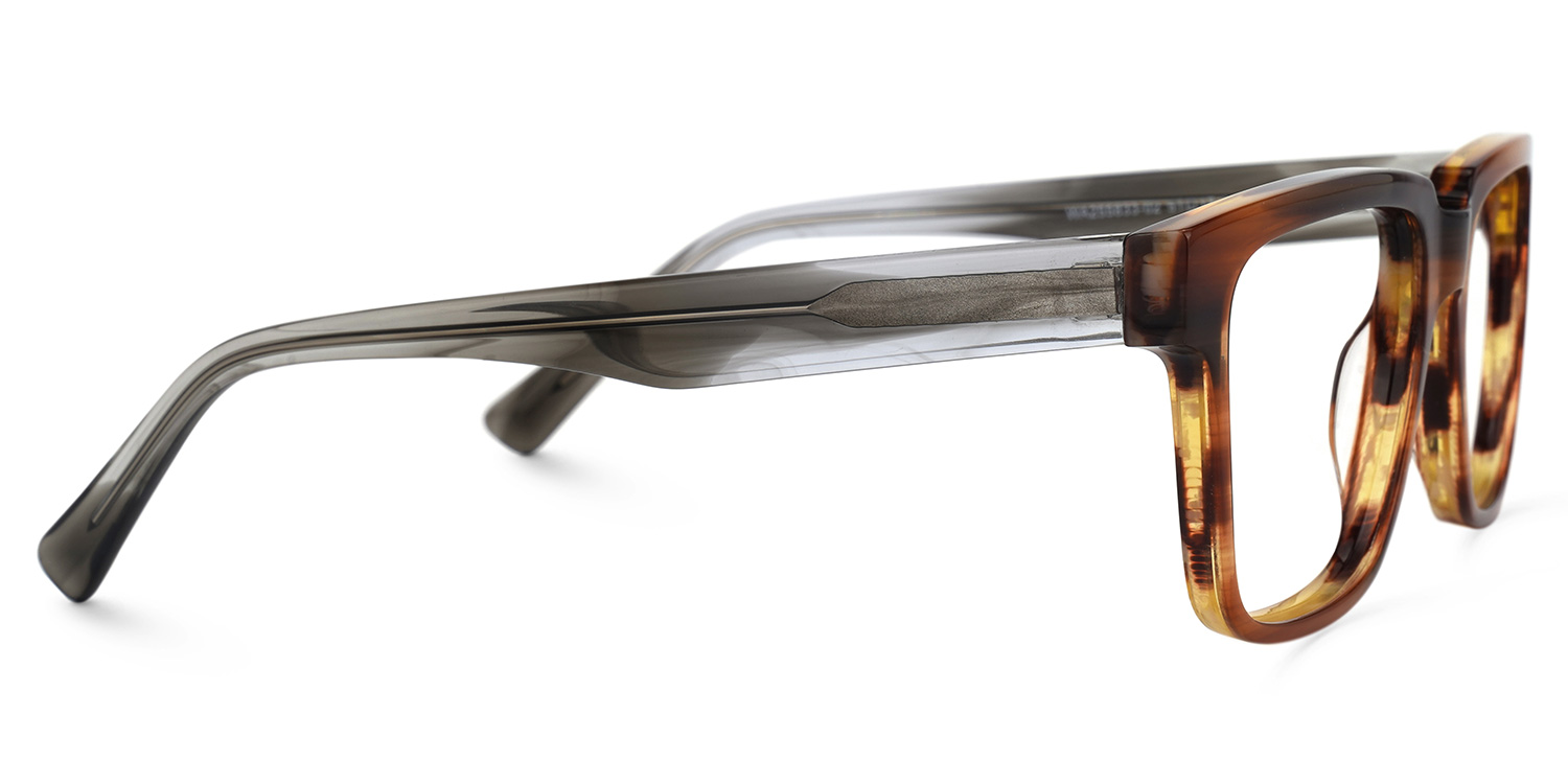 Tavares Square Brown Glasses | ZEELOOL UK2