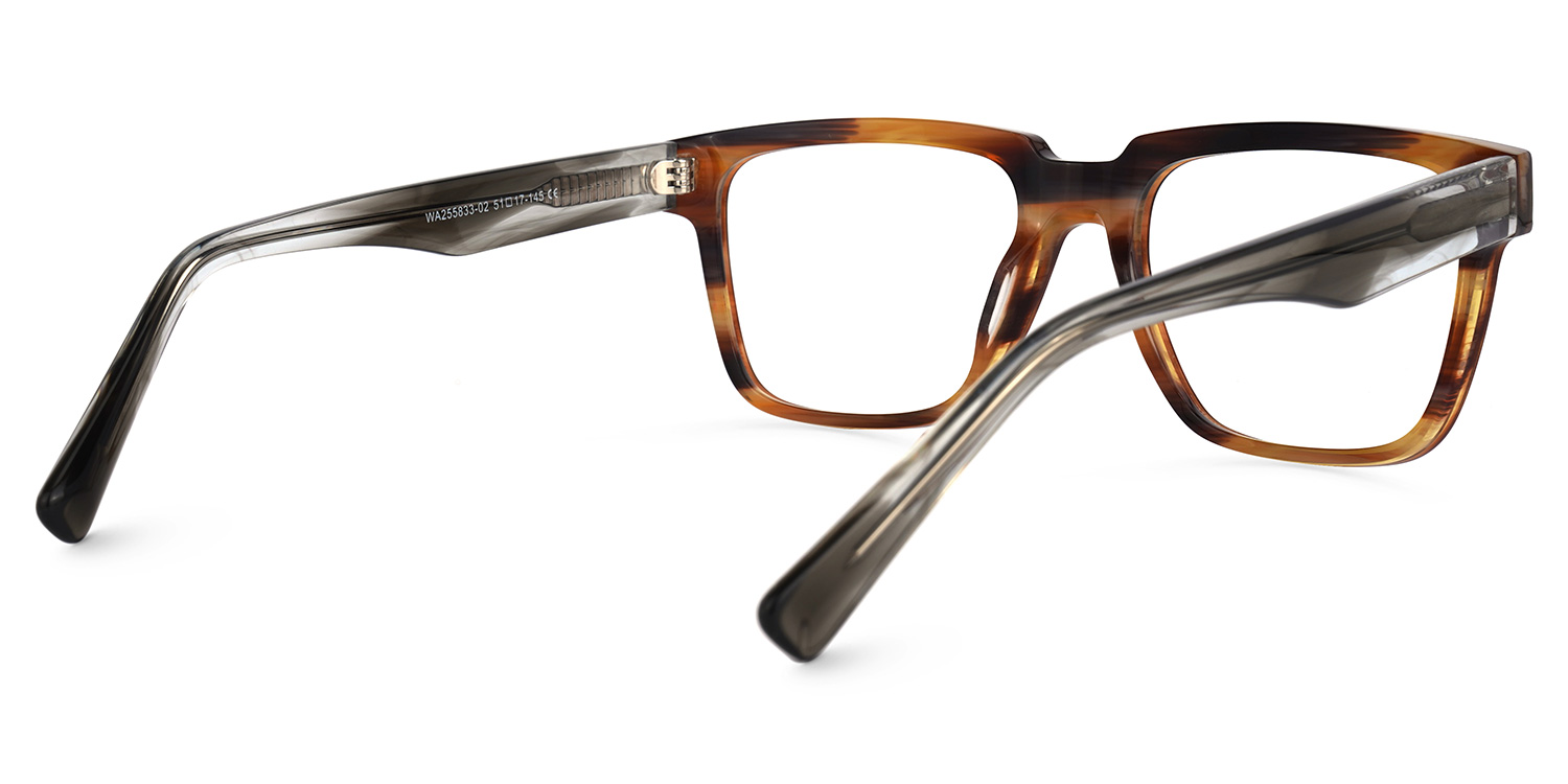 Tavares Square Brown Glasses | ZEELOOL UK3