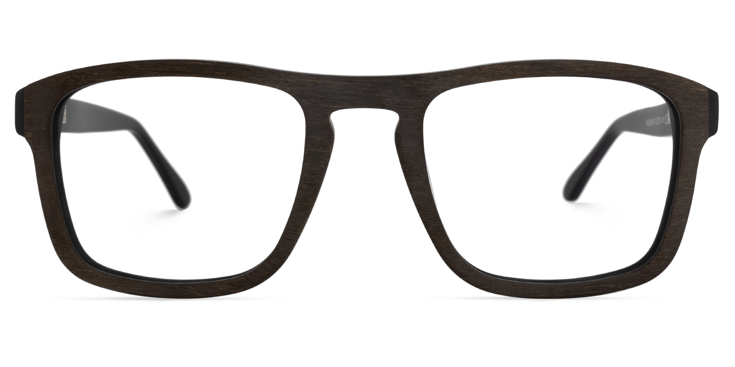 Barbee Square Brown Glasses | ZEELOOL UK0