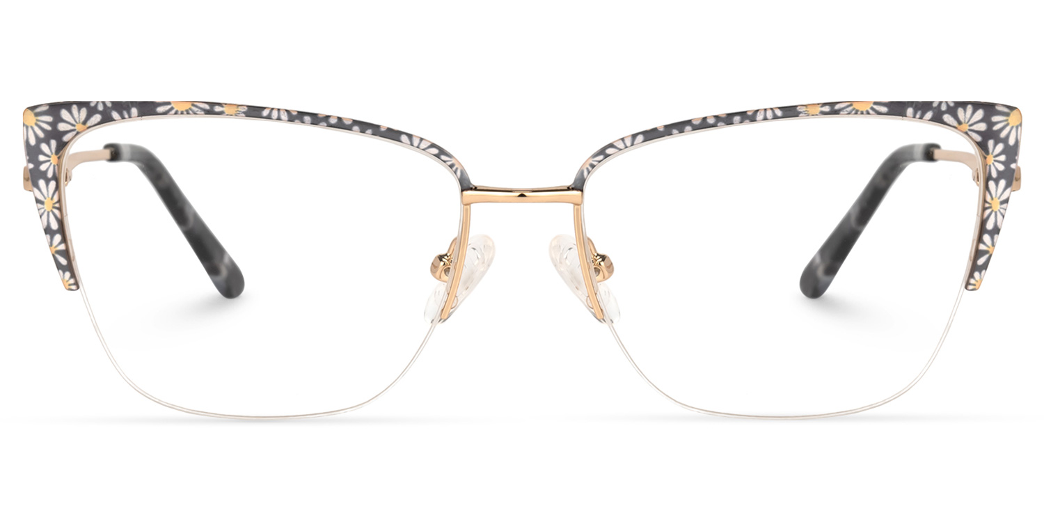 Kandee Square Floral Glasses | ZEELOOL UK0