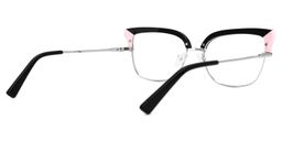 Marcsa Browline Black Glasses3