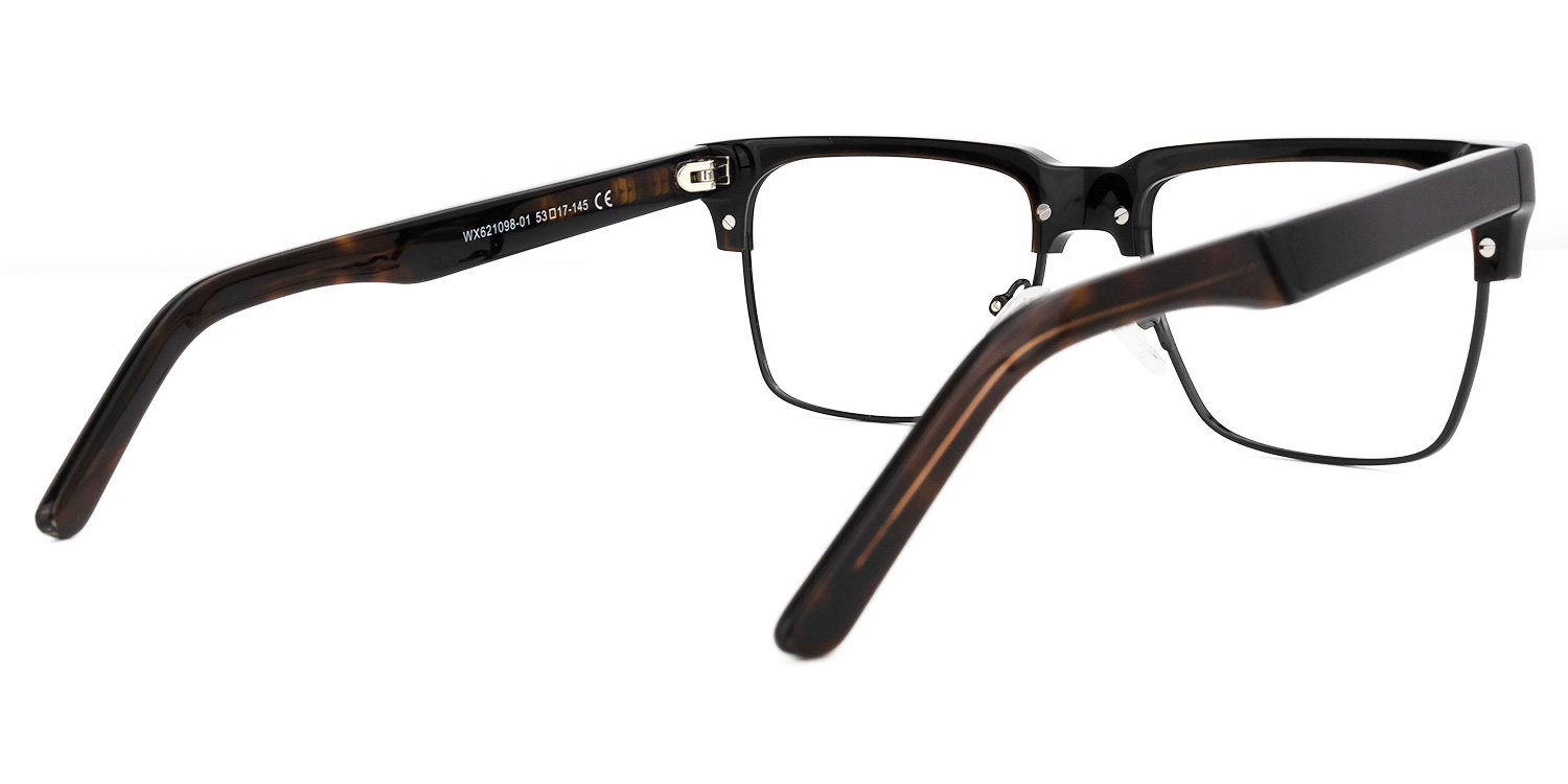 Mienzer Browline Black Glasses | ZEELOOL UK3