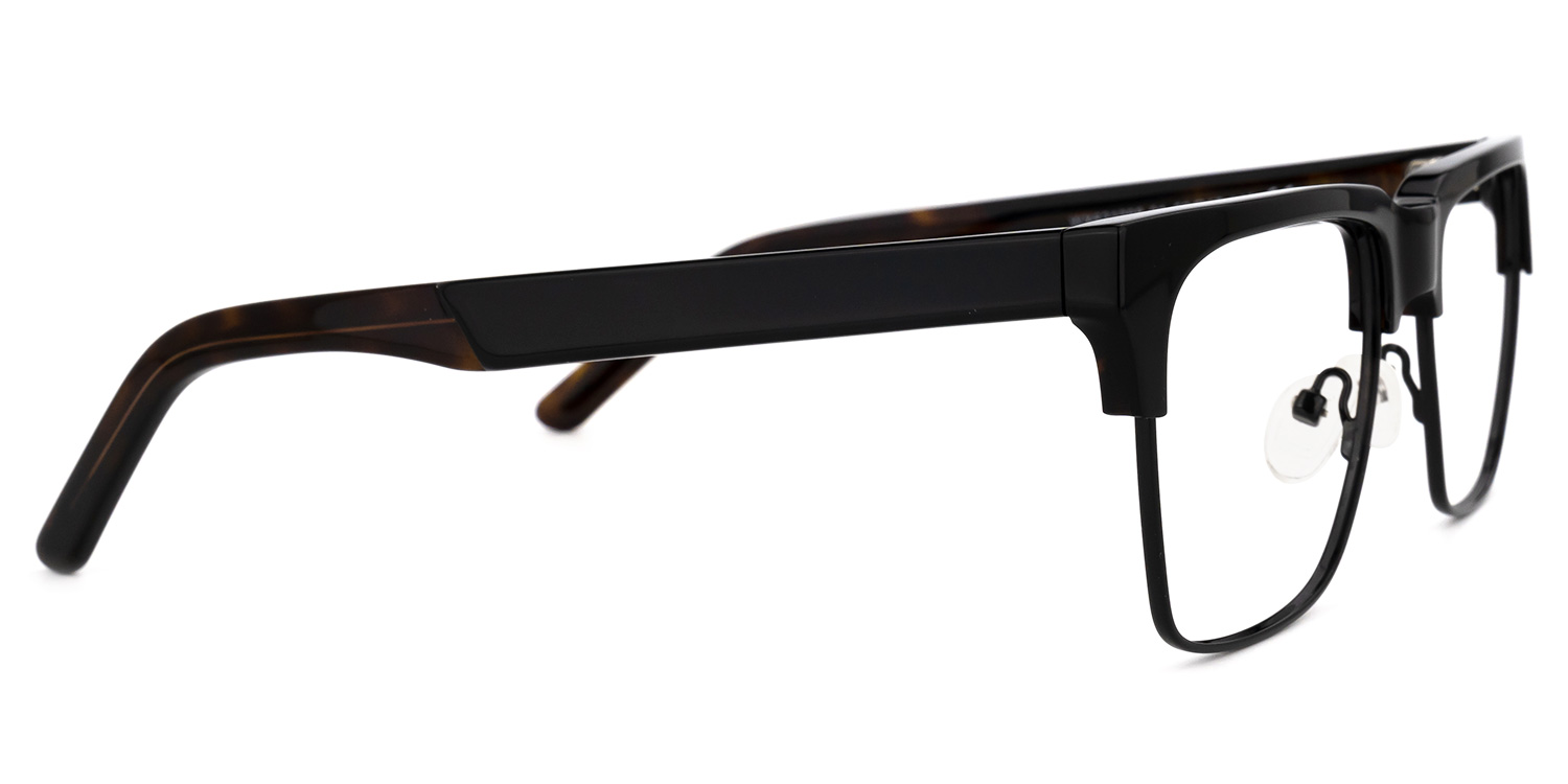 Mienzer Browline Black Glasses | ZEELOOL UK2