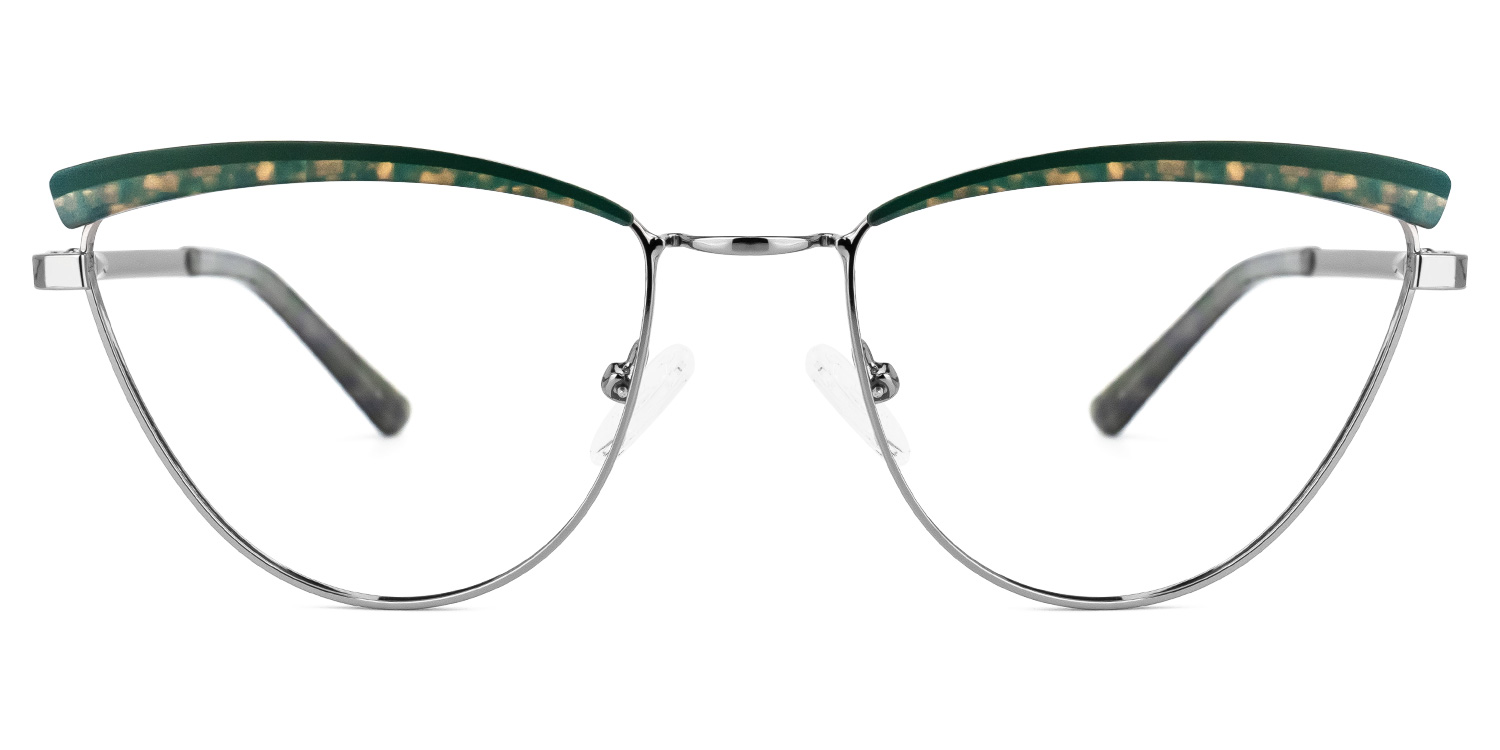 Freitas Browline Silver Glasses0