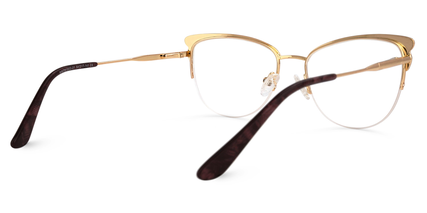 Pendy Browline Dark-Red Glasses | ZEELOOL UK3