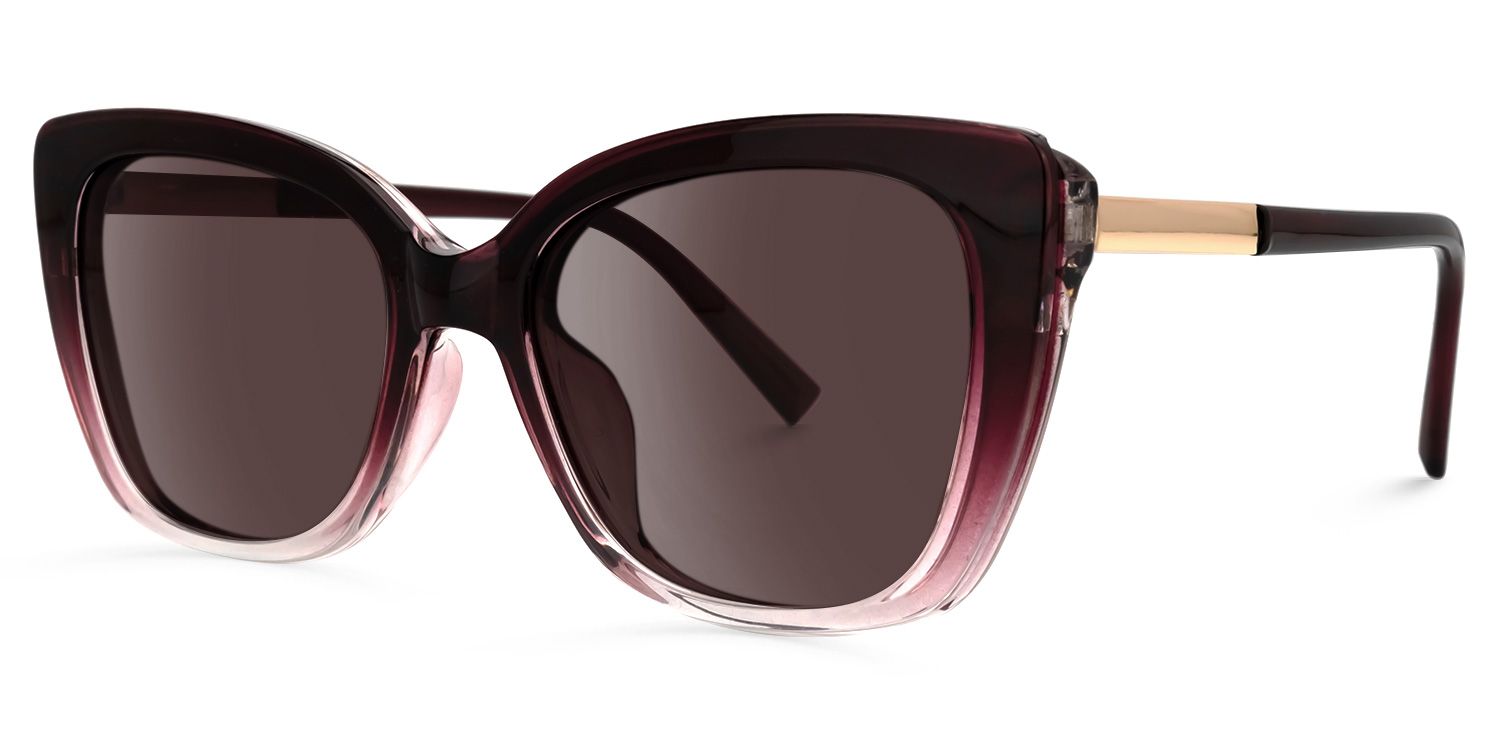 Deonna Clip-on Purple Glasses | ZEELOOL UK1