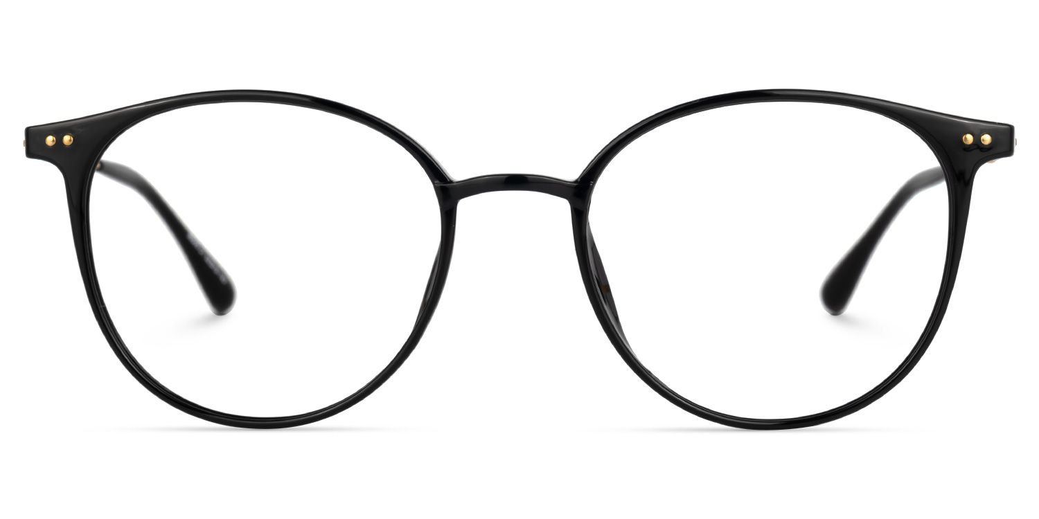 Judsy Round Black Glasses | ZEELOOL UK0