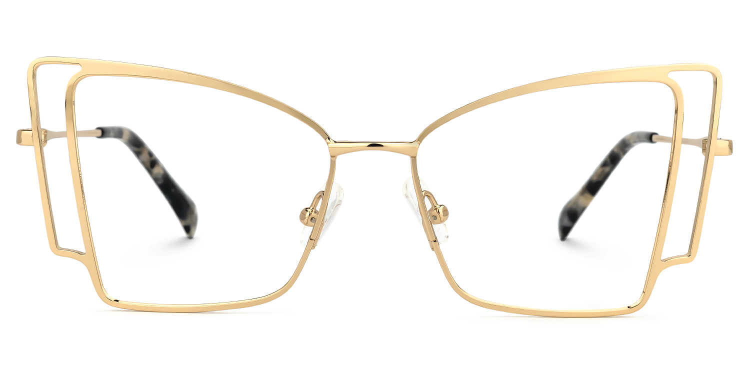 Tapacia Geometric Gold Glasses | ZEELOOL UK0