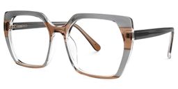 Diego Square Gray Glasses1