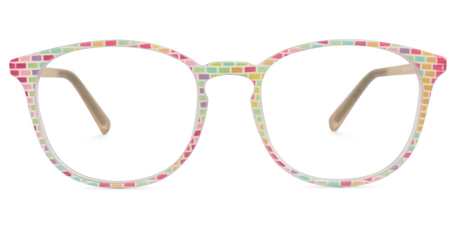 Dorislyn Round Multicolor Glasses | ZEELOOL UK0