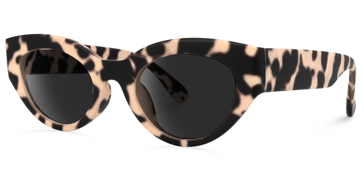 Rocky Oval Leopard Sunglasses | ZEELOOL UK1