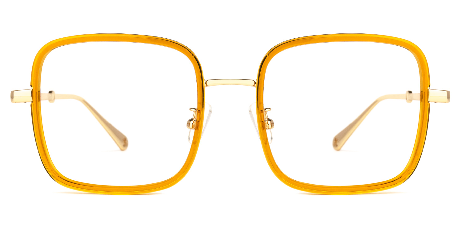 Ozzy Square Yellow Glasses0