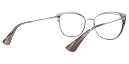 Maestre Cateye Silver Glasses3