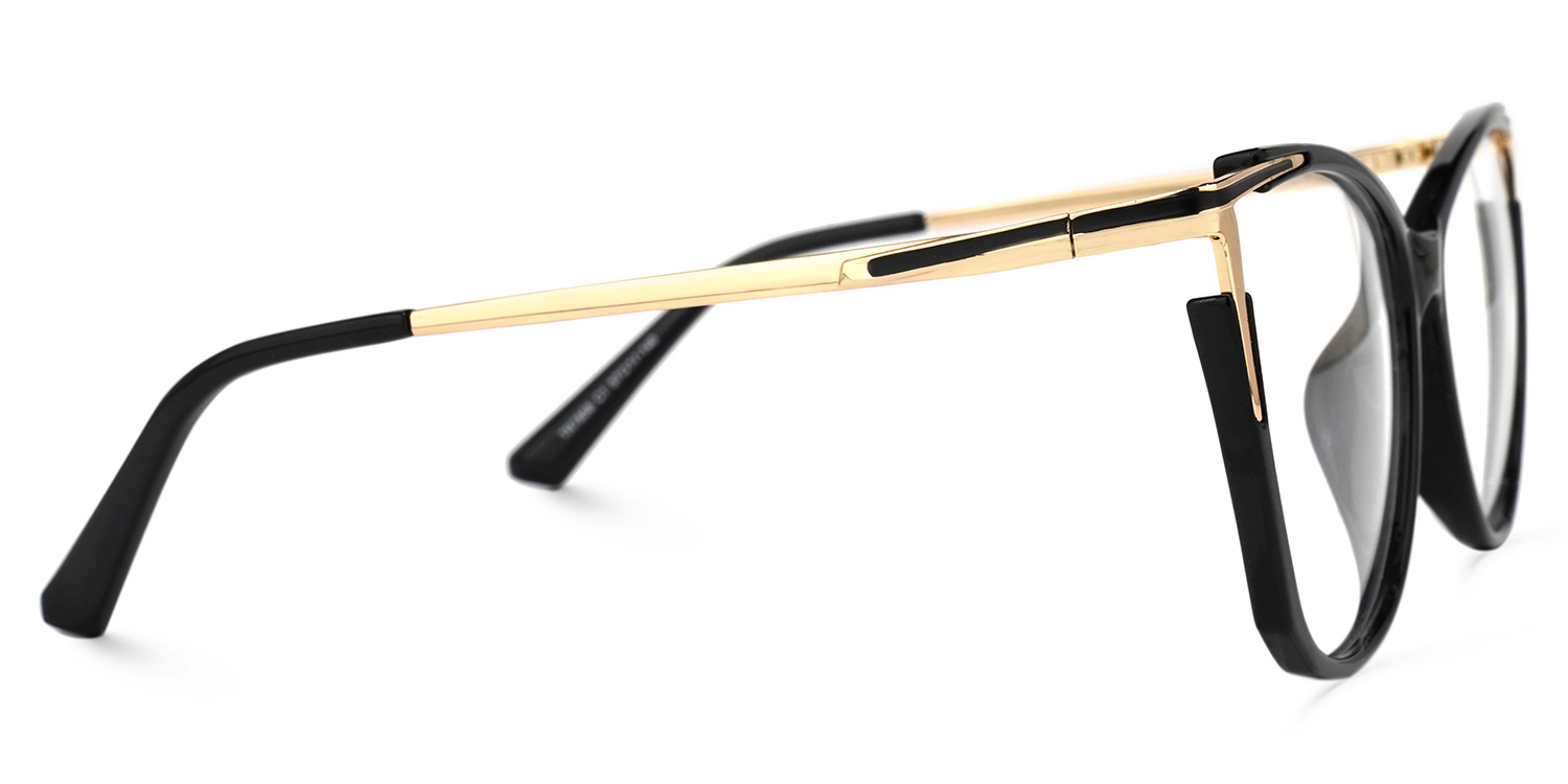 Yomary Cateye Black Glasses4