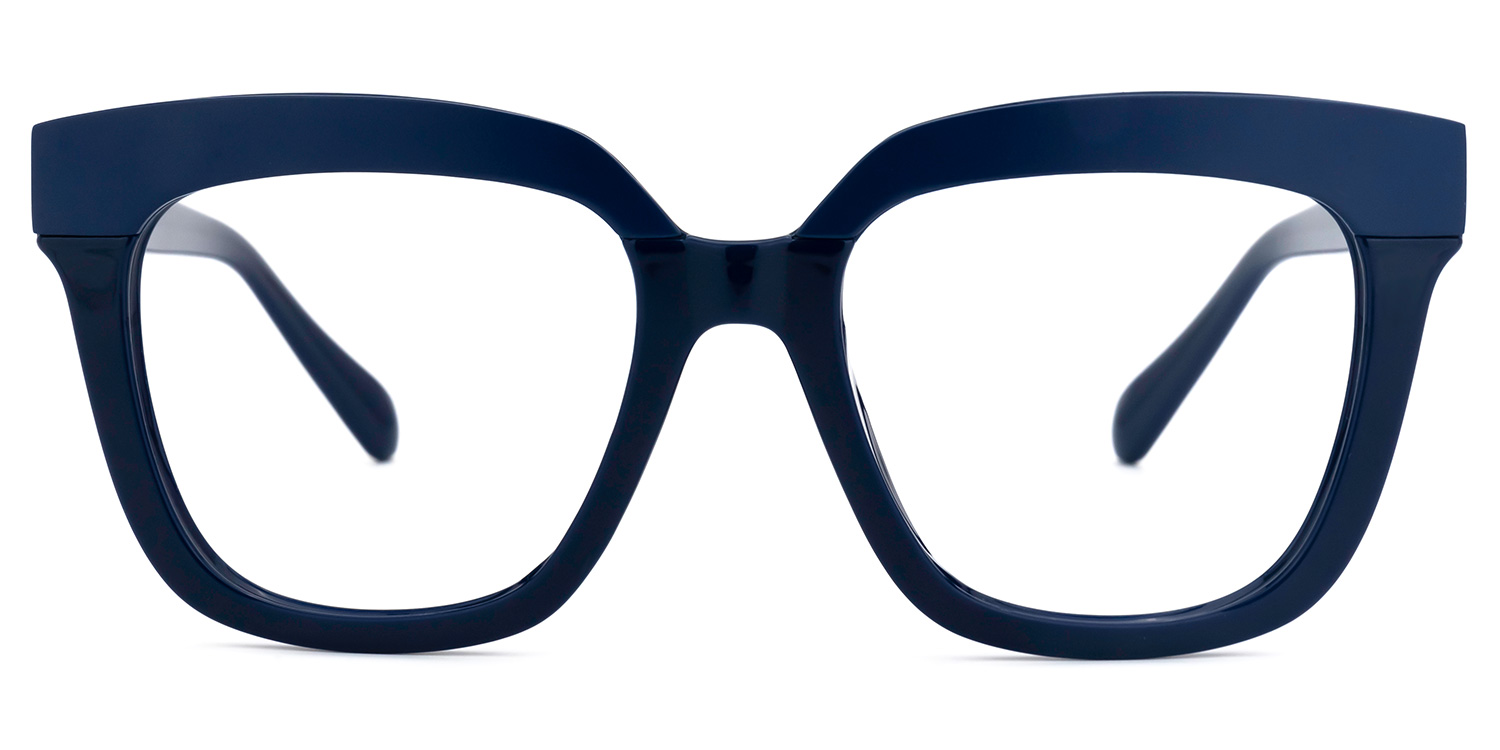 Cecelia Square Blue Glasses | ZEELOOL UK0