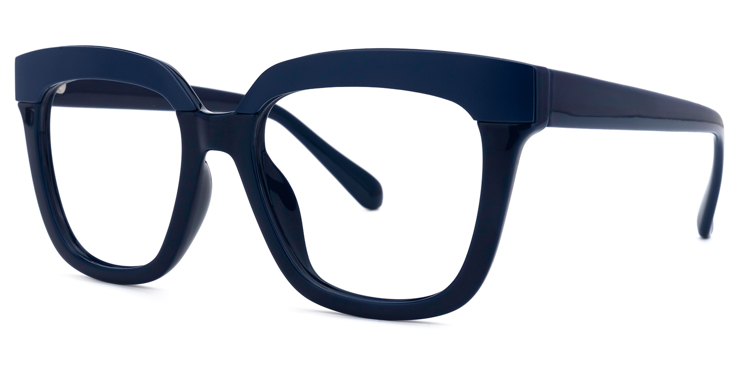 Cecelia Square Blue Glasses | ZEELOOL UK1