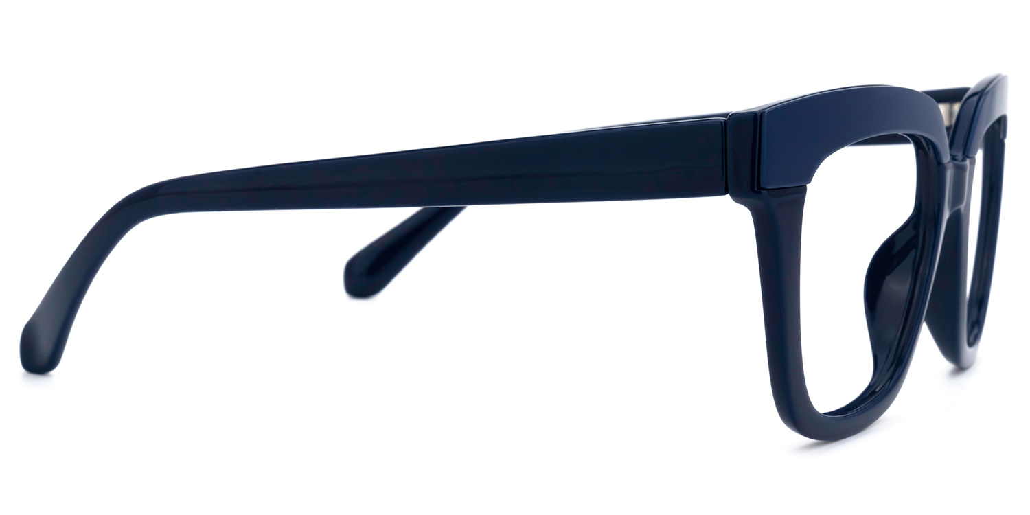 Cecelia Square Blue Glasses | ZEELOOL UK2