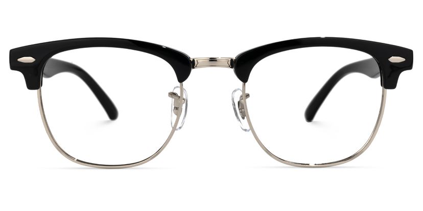 Hacker Browline Black Glasses