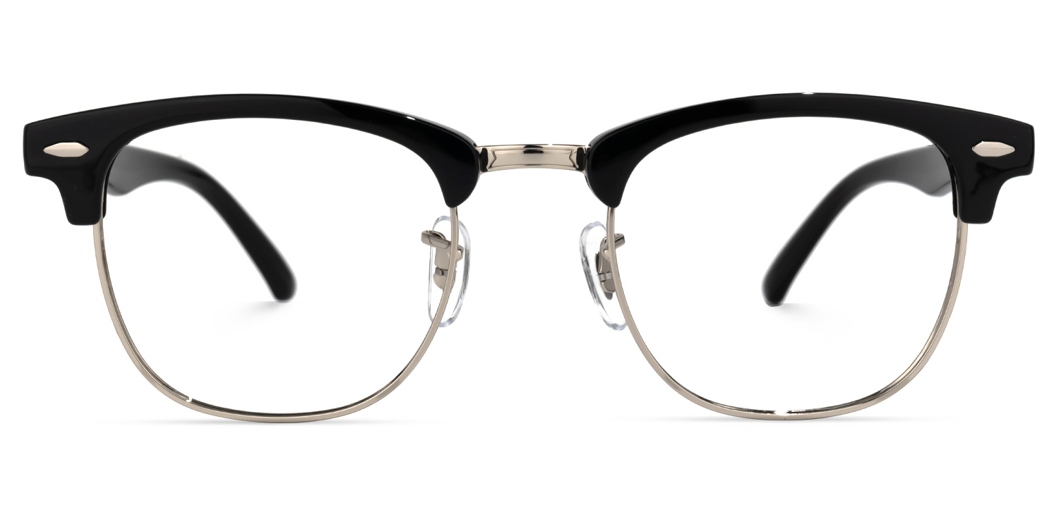 Hacker Browline Black Glasses