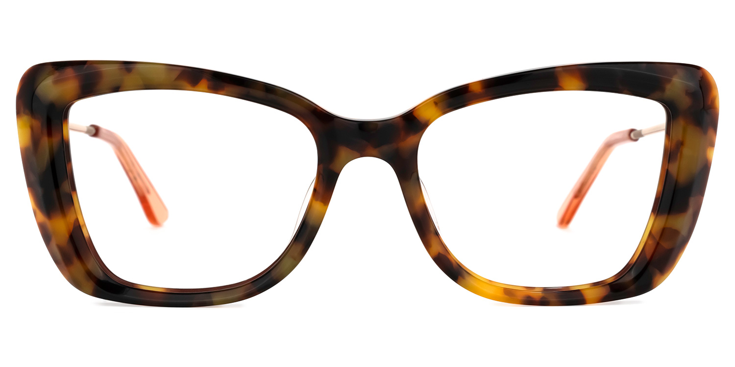 Clarinda Square Tortoise Glasses | ZEELOOL UK0
