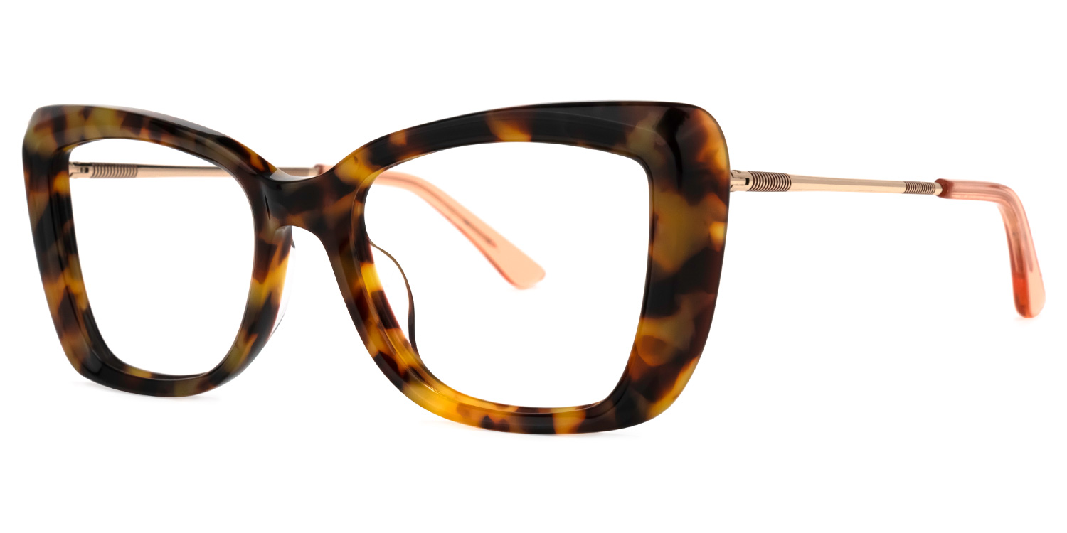 Clarinda Square Tortoise Glasses | ZEELOOL UK1