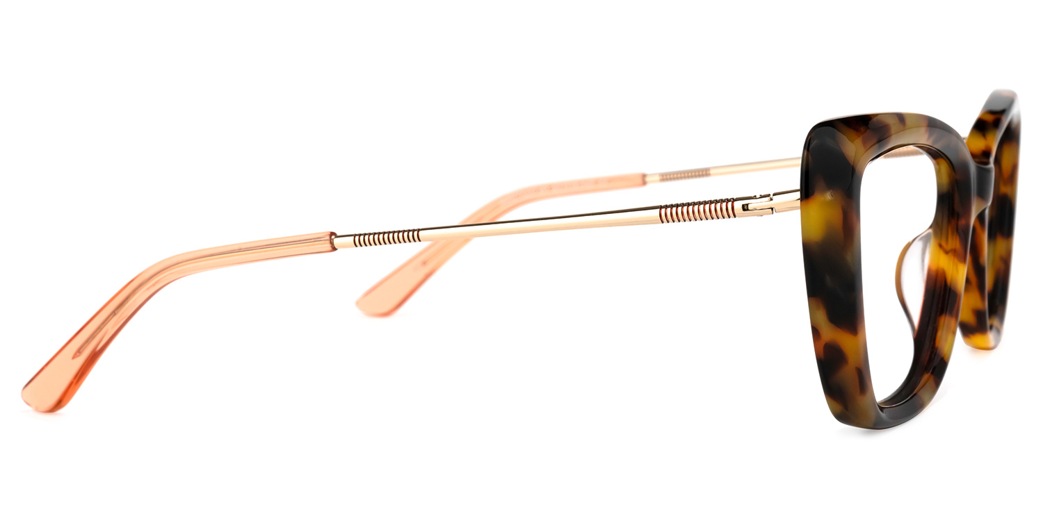 Clarinda Square Tortoise Glasses | ZEELOOL UK2