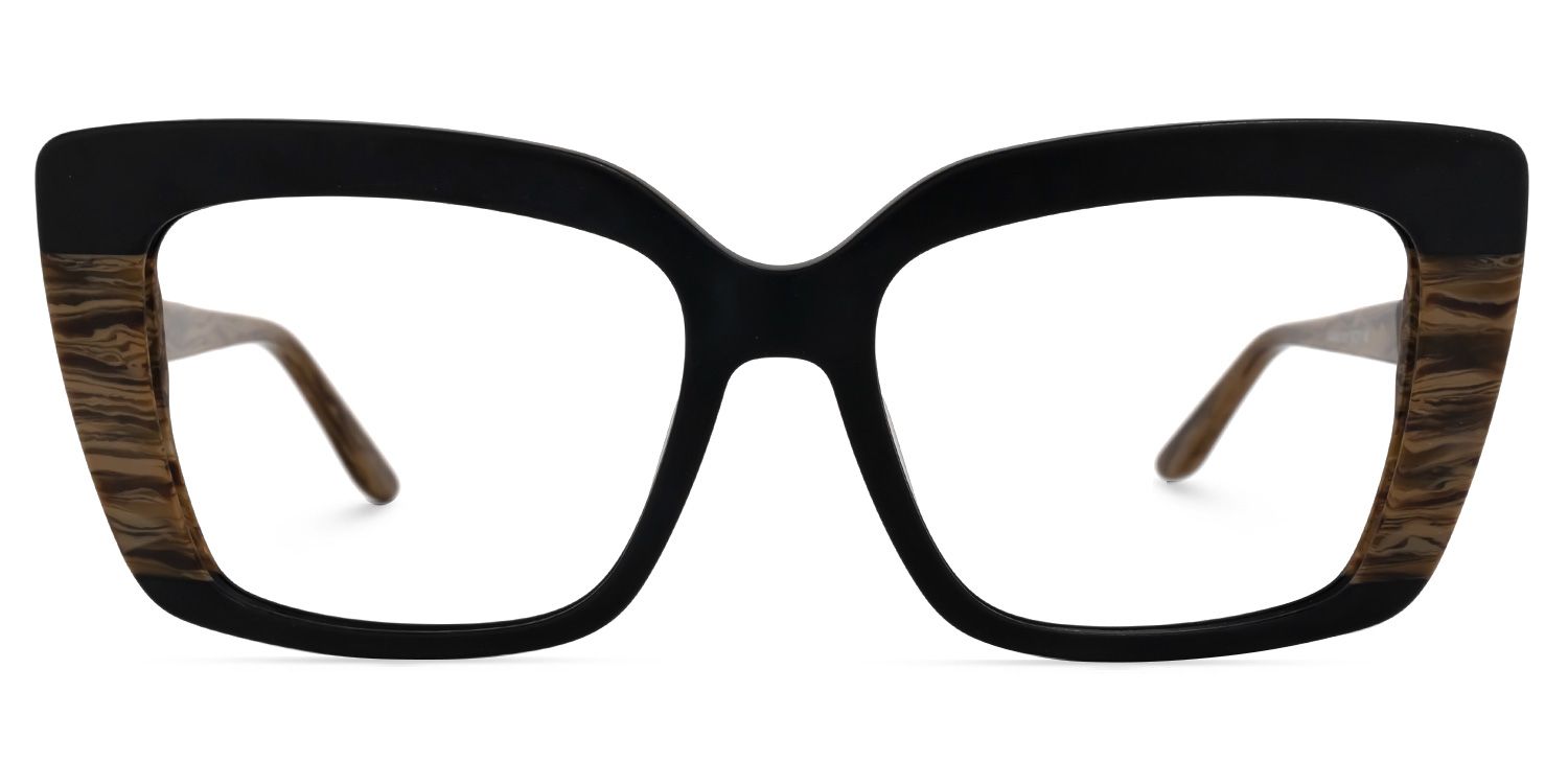 Orellana Square Black Glasses | ZEELOOL UK0
