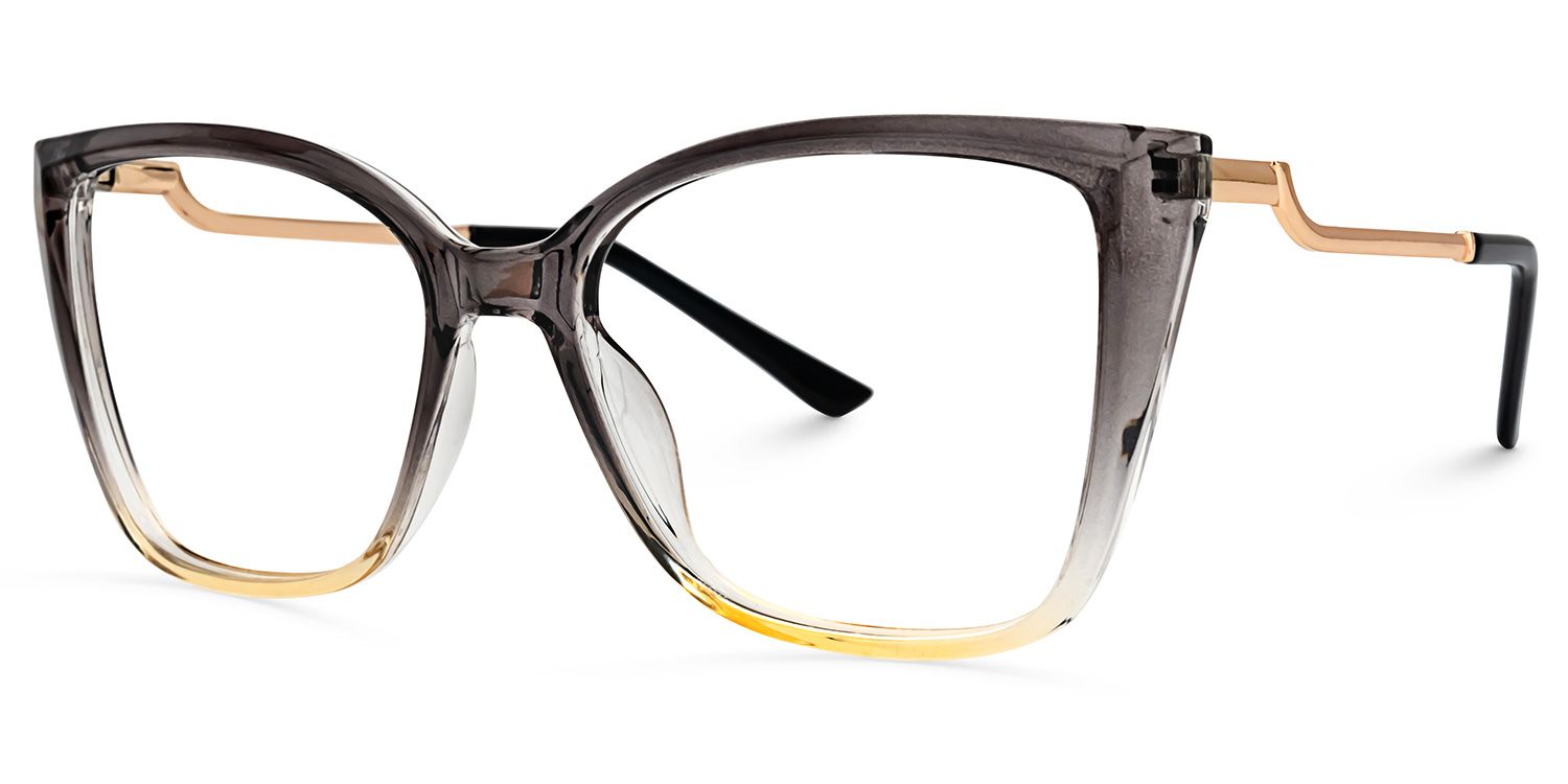 Shawnie Square Gray Glasses | ZEELOOL UK1