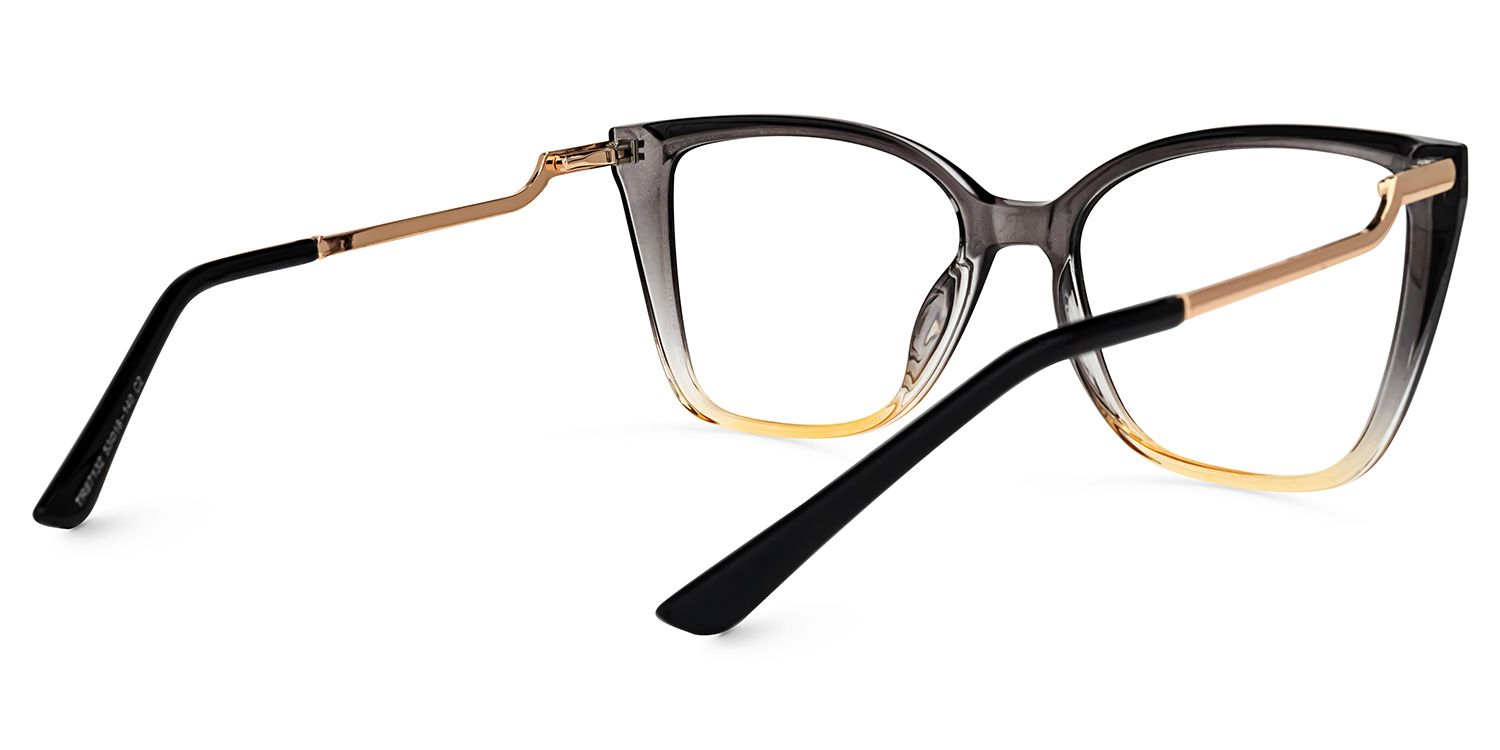 Shawnie Square Gray Glasses | ZEELOOL UK3