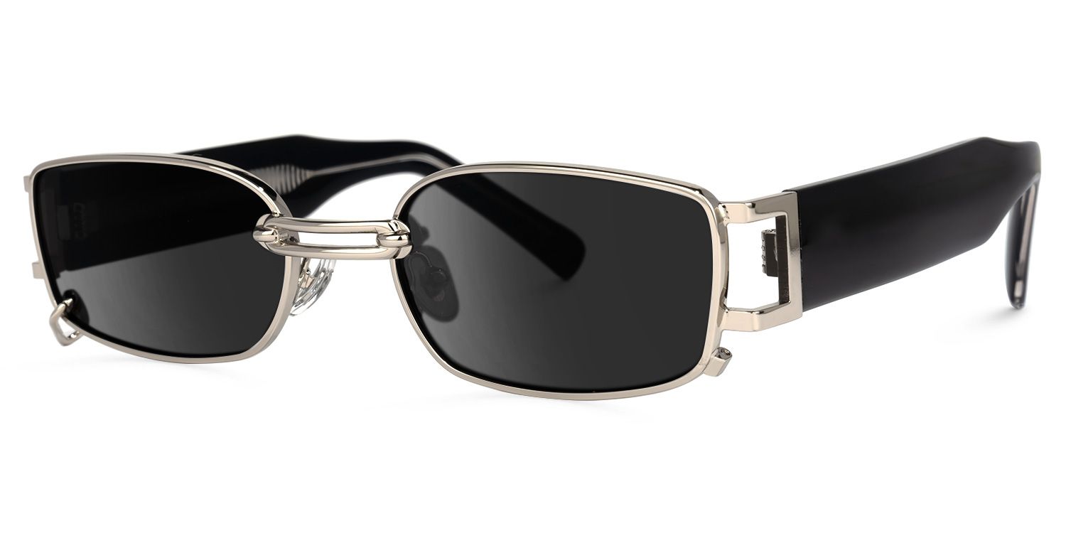 Juarez Oval Silver Sunglasses | ZEELOOL UK1