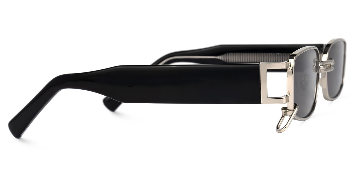 Juarez Oval Silver Sunglasses | ZEELOOL UK2