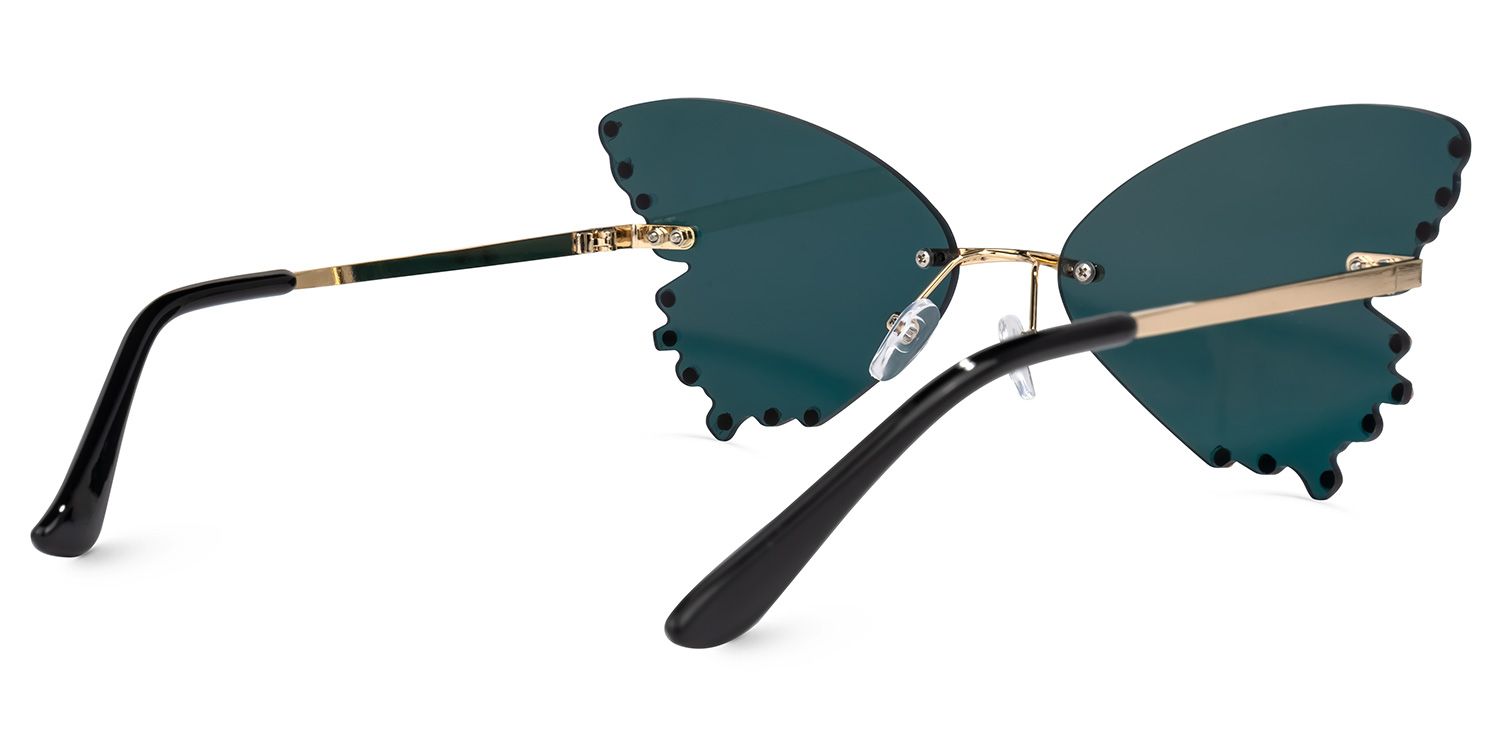 Rosie Butterfly Red Sunglasses | ZEELOOL UK3