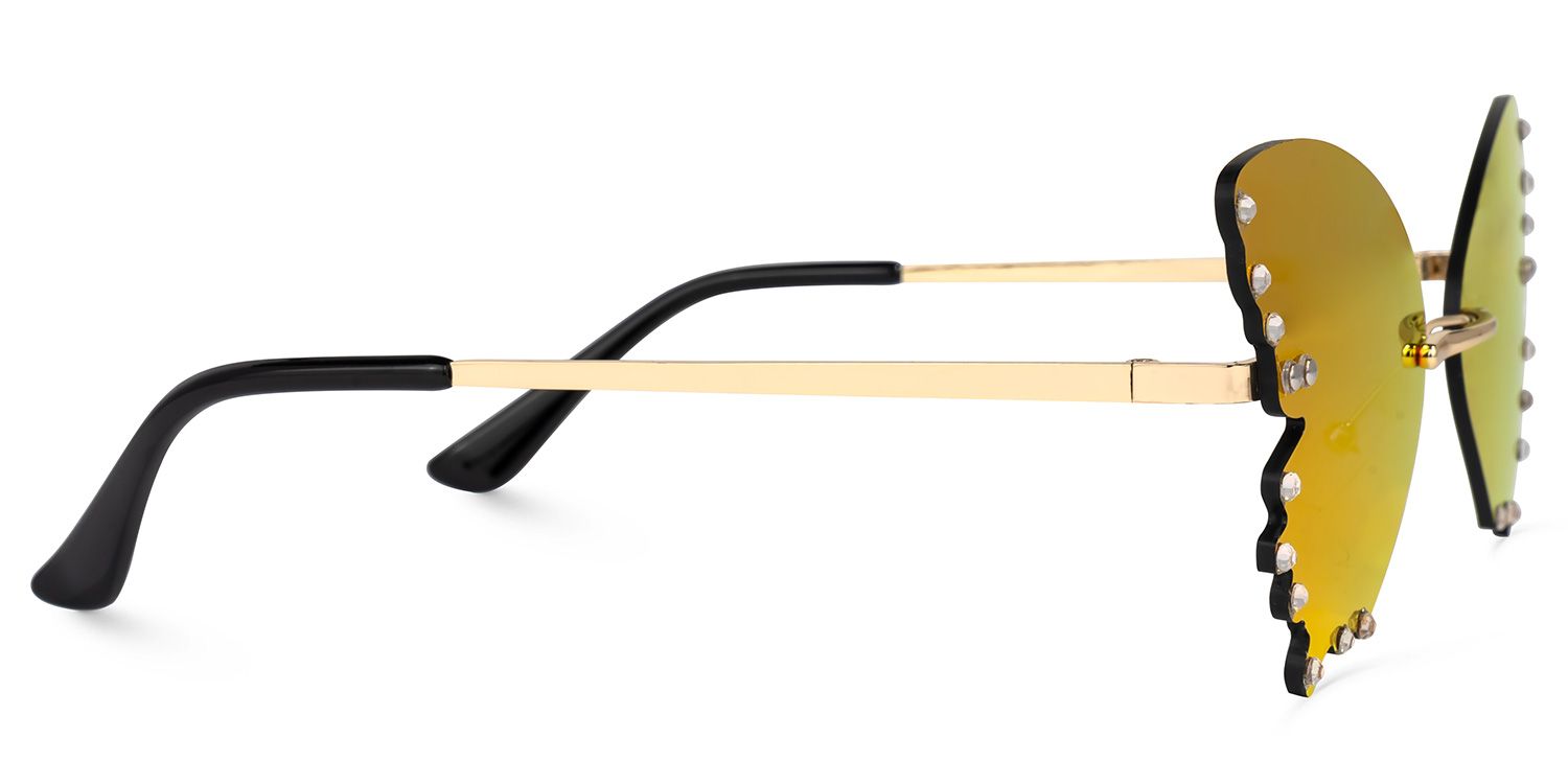 Rosie Butterfly Red Sunglasses | ZEELOOL UK2