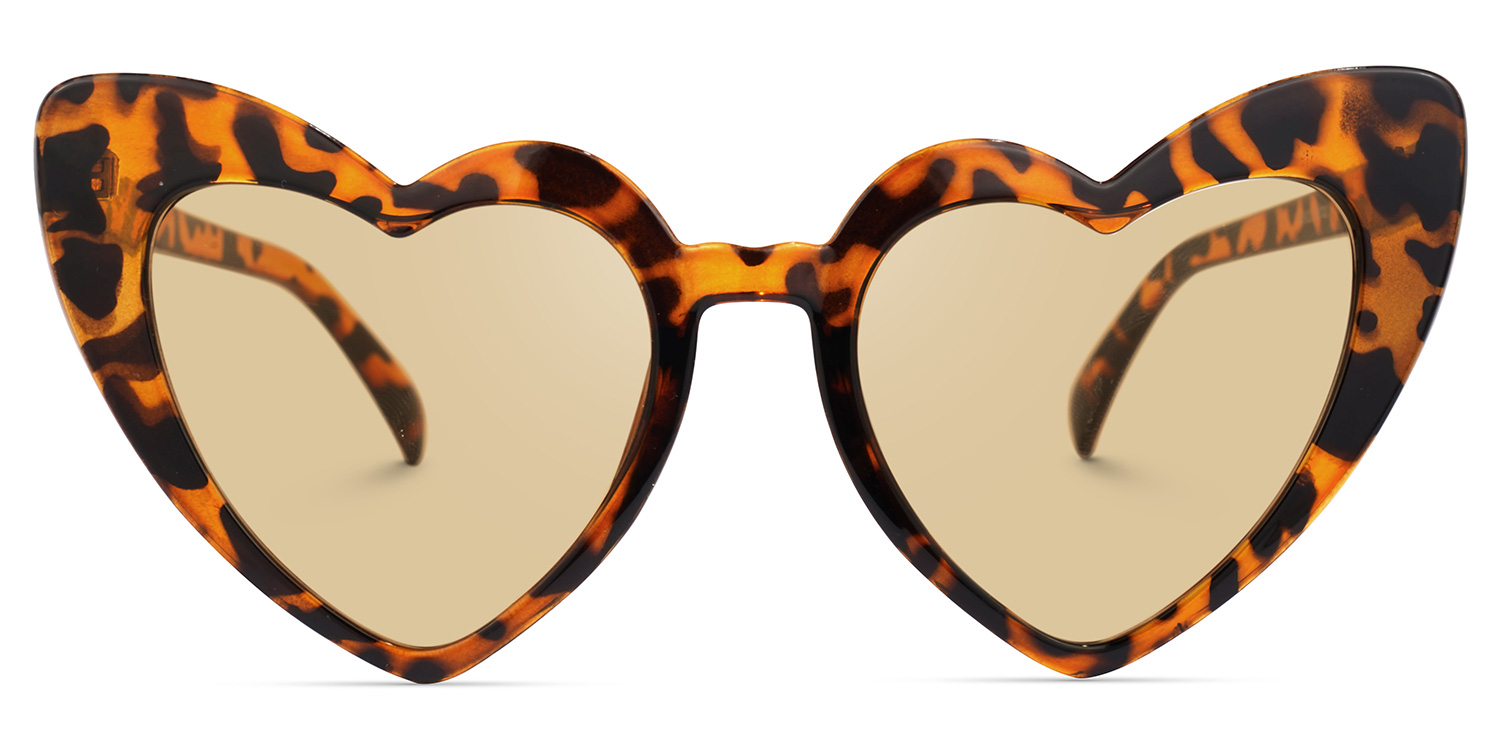 Monkina Heart Tortoise Sunglasses | ZEELOOL UK0