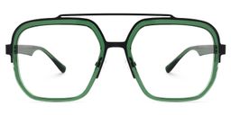 Ace Aviator Green Glasses0