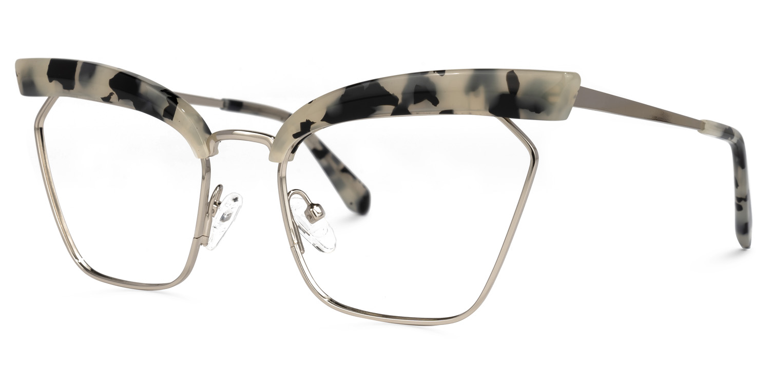 Tiffani Browline Light-Tortoise Glasses1