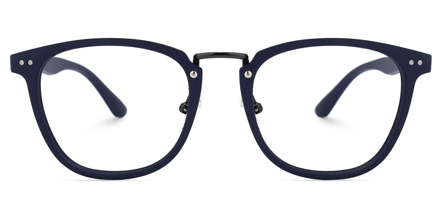 Dixon Round Blue Glasses | ZEELOOL UK0