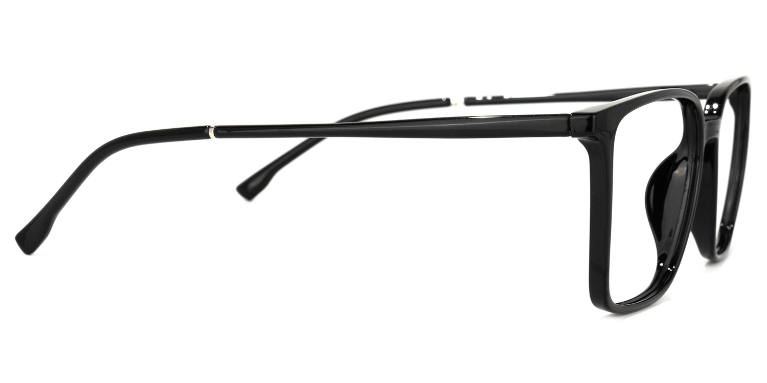 Raytina Square Black Glasses | ZEELOOL UK2