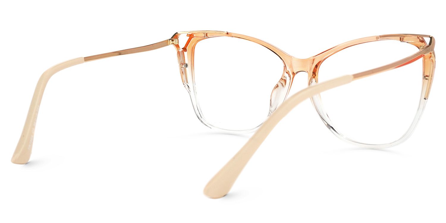 Oatis Cateye Clear Glasses | ZEELOOL UK3
