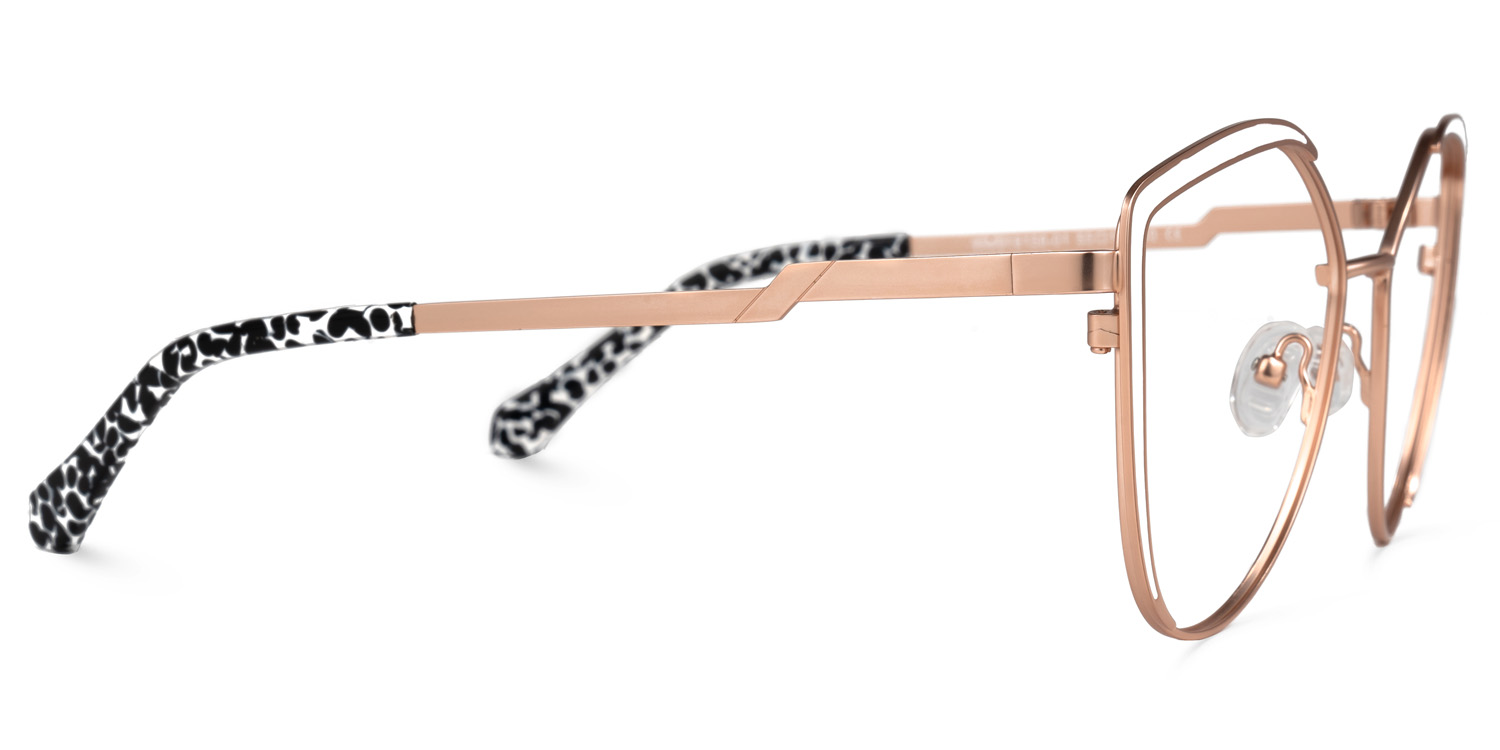 Johanna Geometric White Glasses | ZEELOOL UK2