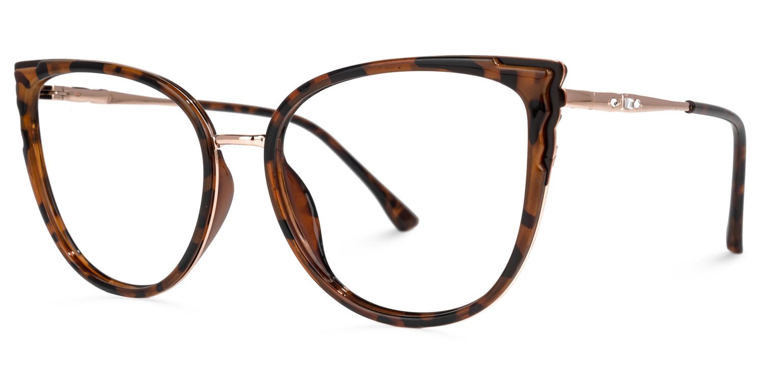 Estrada Cateye Tortoise Glasses | ZEELOOL UK1