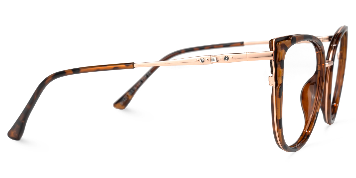 Estrada Cateye Tortoise Glasses | ZEELOOL UK2